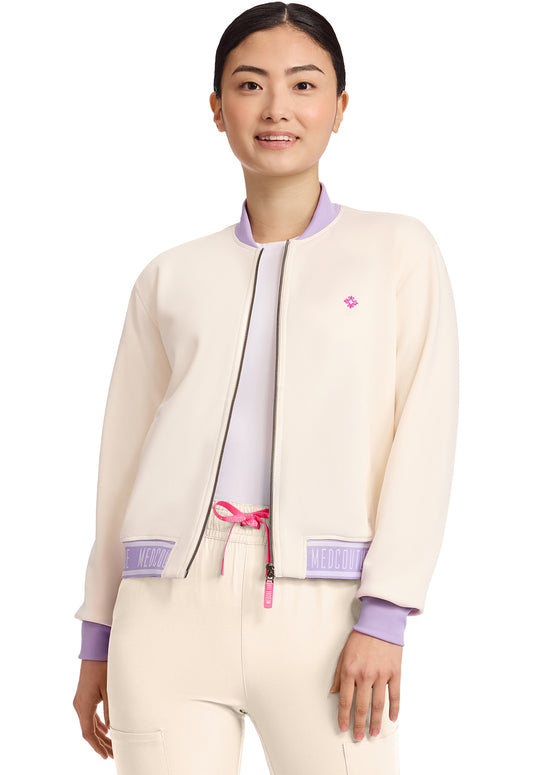 Women's 2-Pocket Bomber Jacket - 304 - Sweet Cream