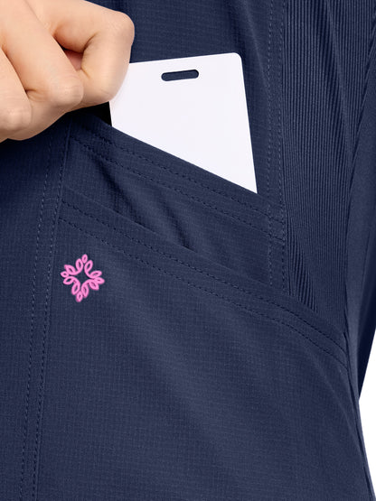 Women's 4-Pocket Zip Front Vest - 500 - Navy