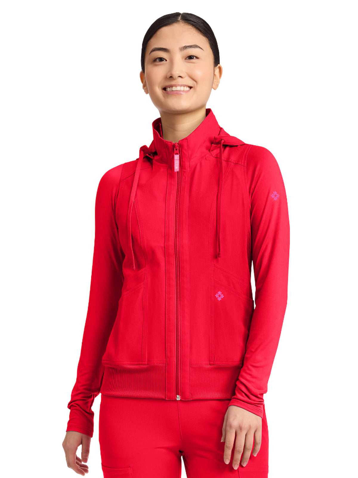 Women's 4-Pocket Zip Front Vest - 500 - Solar Flare