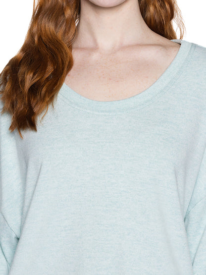 Women's Pocketless Reversible Pullover Top - 601 - Arctic Aqua