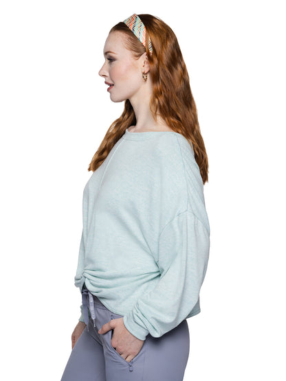 Women's Pocketless Reversible Pullover Top - 601 - Arctic Aqua