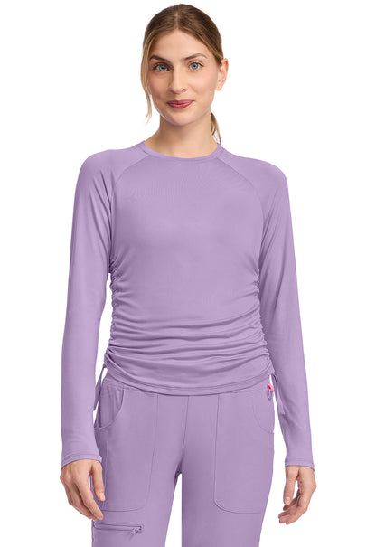 Women's Pocketless Long Sleeve Underscrub Shirt - 700 - Digital Lavender