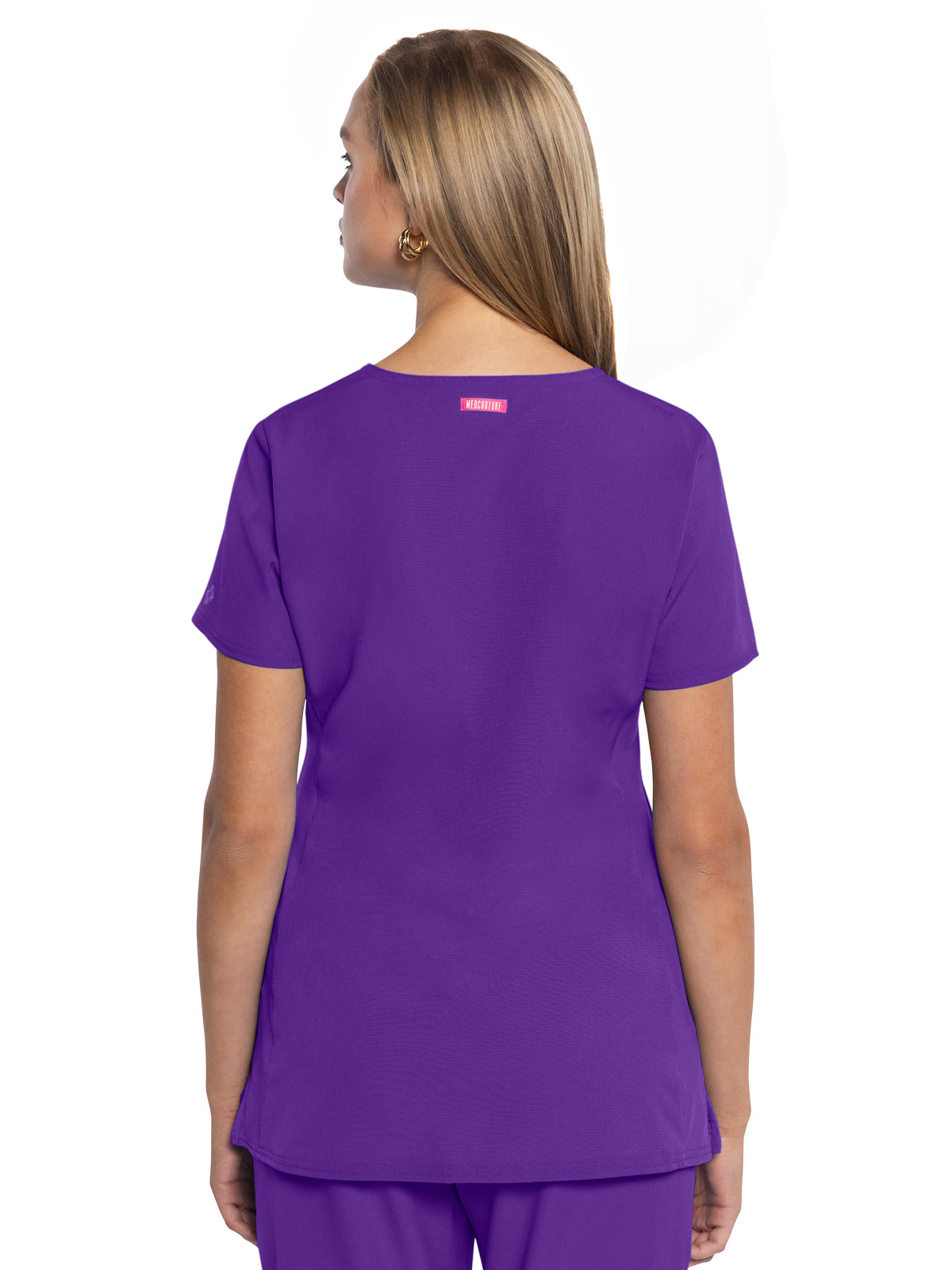 Women's 3-Pocket V-Neck Scrub Top - 702 - Purple Surge