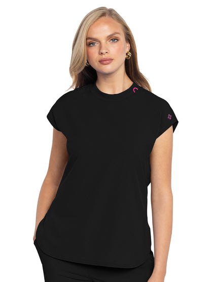 Women's 2-Pocket Tuckable Top - 703 - Black