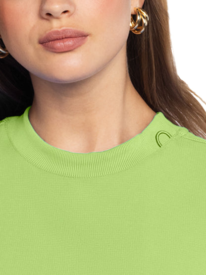 Women's 2-Pocket Tuckable Top - 703 - Cyber Lime