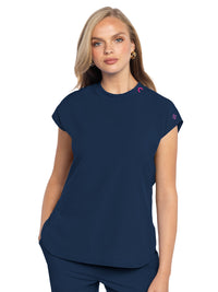 Women's 2-Pocket Tuckable Top - 703 - Navy