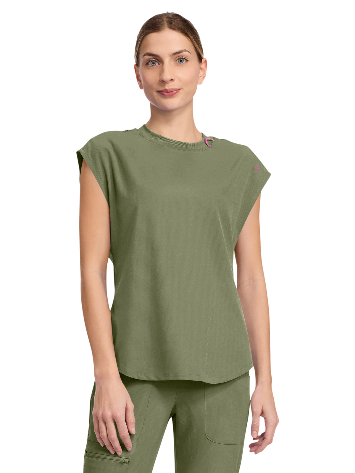 Women's 2-Pocket Tuckable Top - 703 - Olive