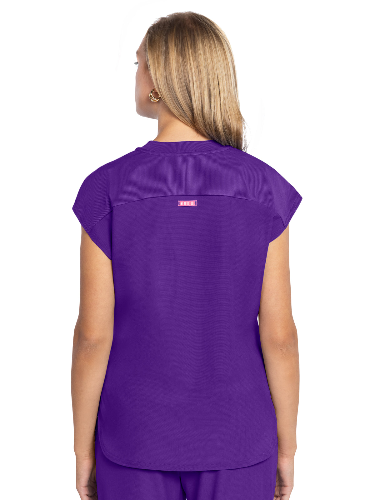 Women's 2-Pocket Tuckable Scrub Top - 703 - Purple Surge