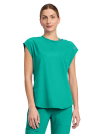 Women's 2-Pocket Tuckable Top - 703 - Teal Tonic