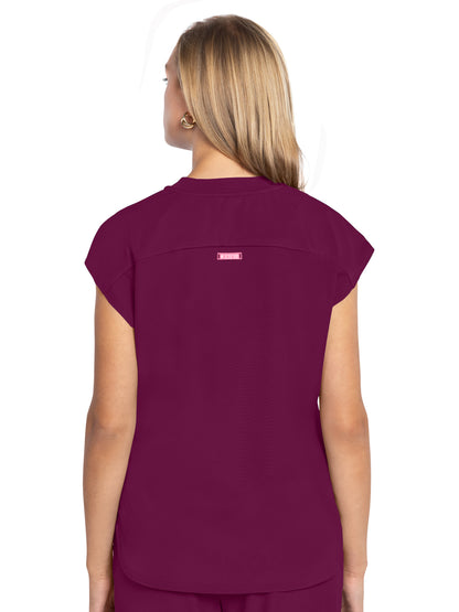 Women's 2-Pocket Tuckable Top - 703 - Wine