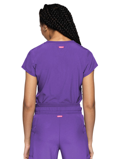 Women's 1-Pocket V-Neck Scrub Top - 705 - Purple Surge