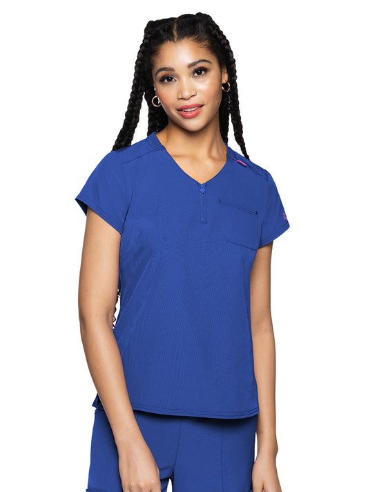 Women's 1-Pocket V-Neck Scrub Top - 705 - Royal