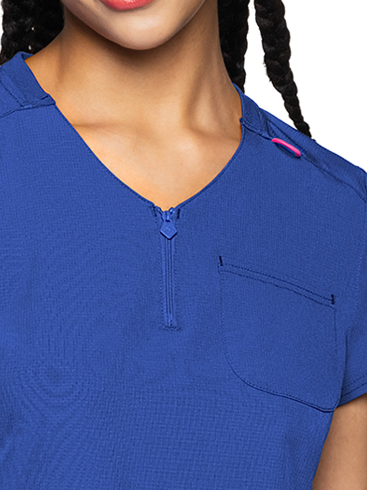 Women's 1-Pocket V-Neck Scrub Top - 705 - Royal