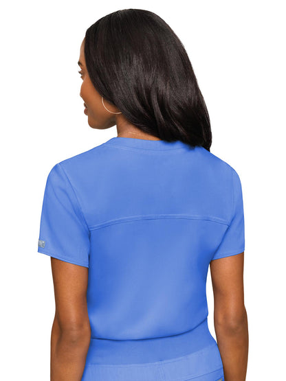 Women's 1-Pocket V-Neck Scrub Top - 7448 - Ceil