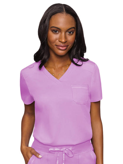 Women's 1-Pocket V-Neck Scrub Top - 7448 - Lilac