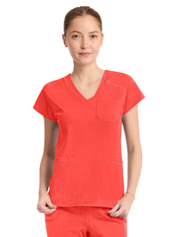 Women's 3-Pocket V-Neck Top - 752 - One In A Melon
