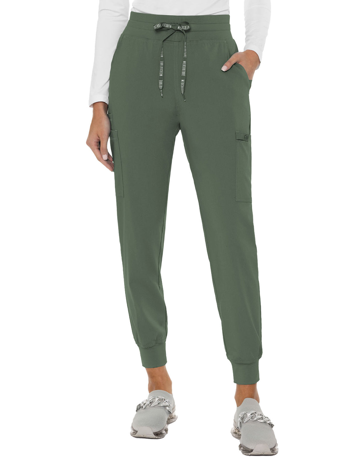 Women's 6-Pocket Double Cargo Jogger Pant - 7705 - Olive