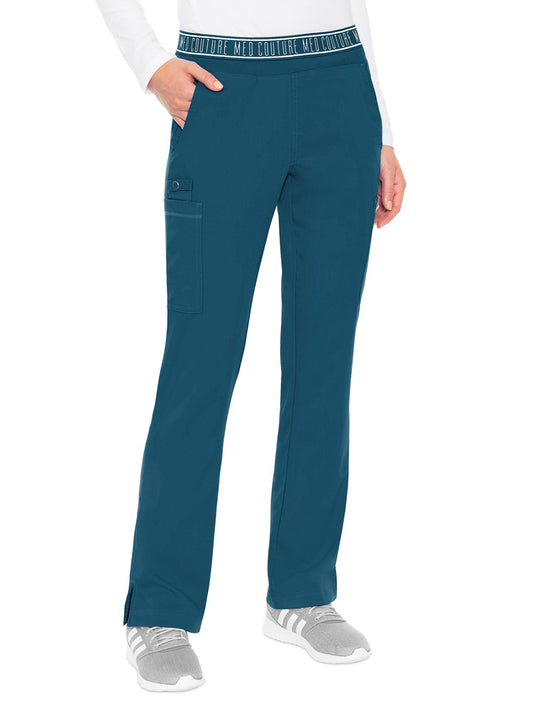 Women's 2 Cargo Pocket Pant - 7739 - Caribbean