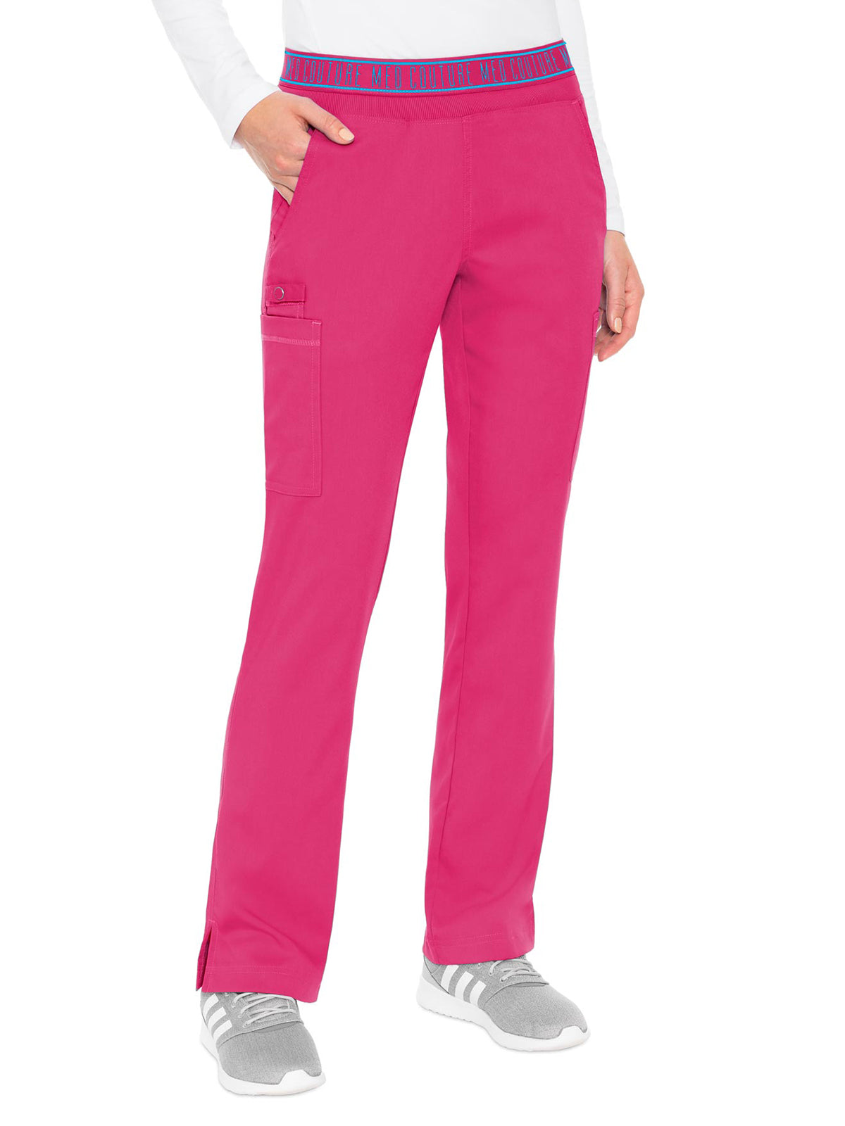 Women's 2 Cargo Pocket Pant - 7739 - Pink Punch