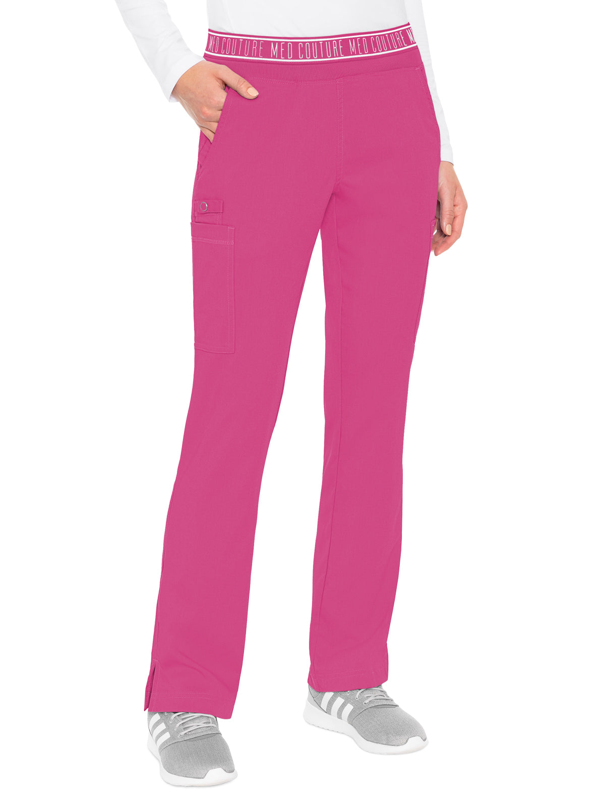 Women's 2 Cargo Pocket Pant - 7739 - Raspberry Tart