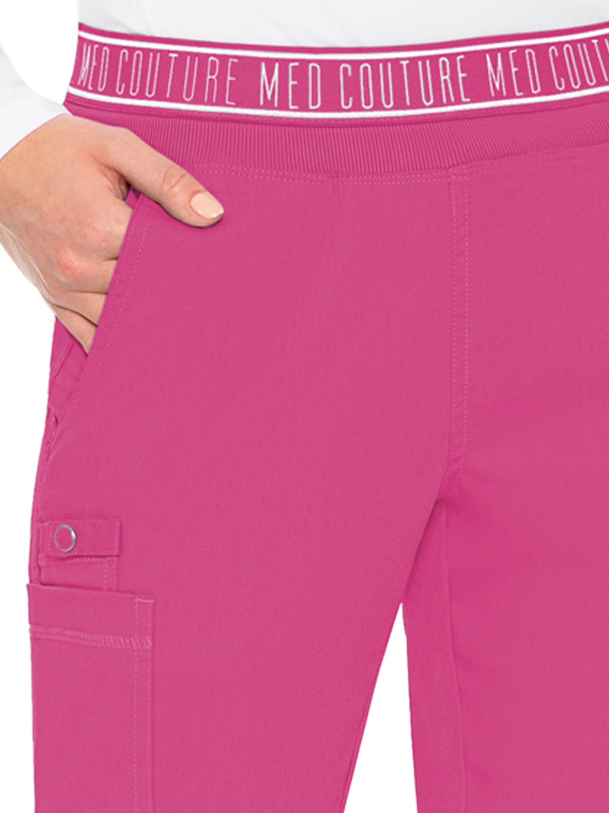 Women's 2 Cargo Pocket Pant - 7739 - Raspberry Tart