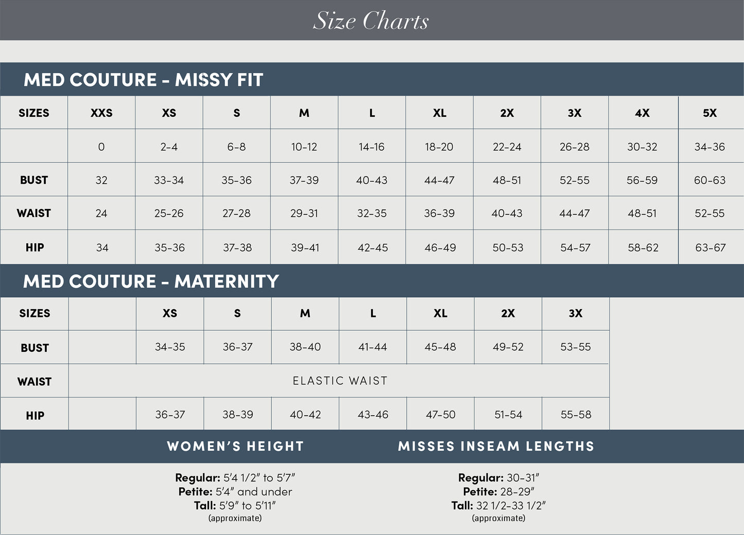 SIZECHART