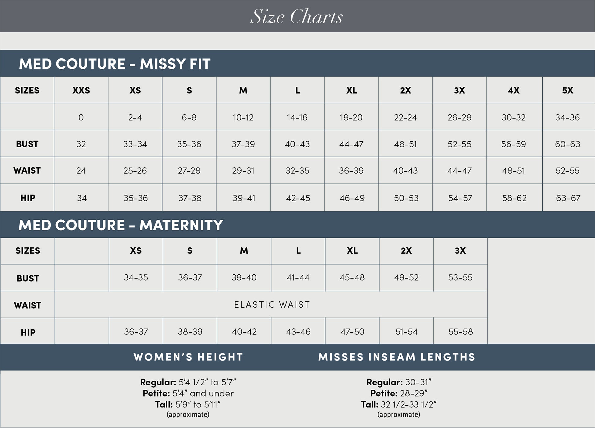 SIZECHART