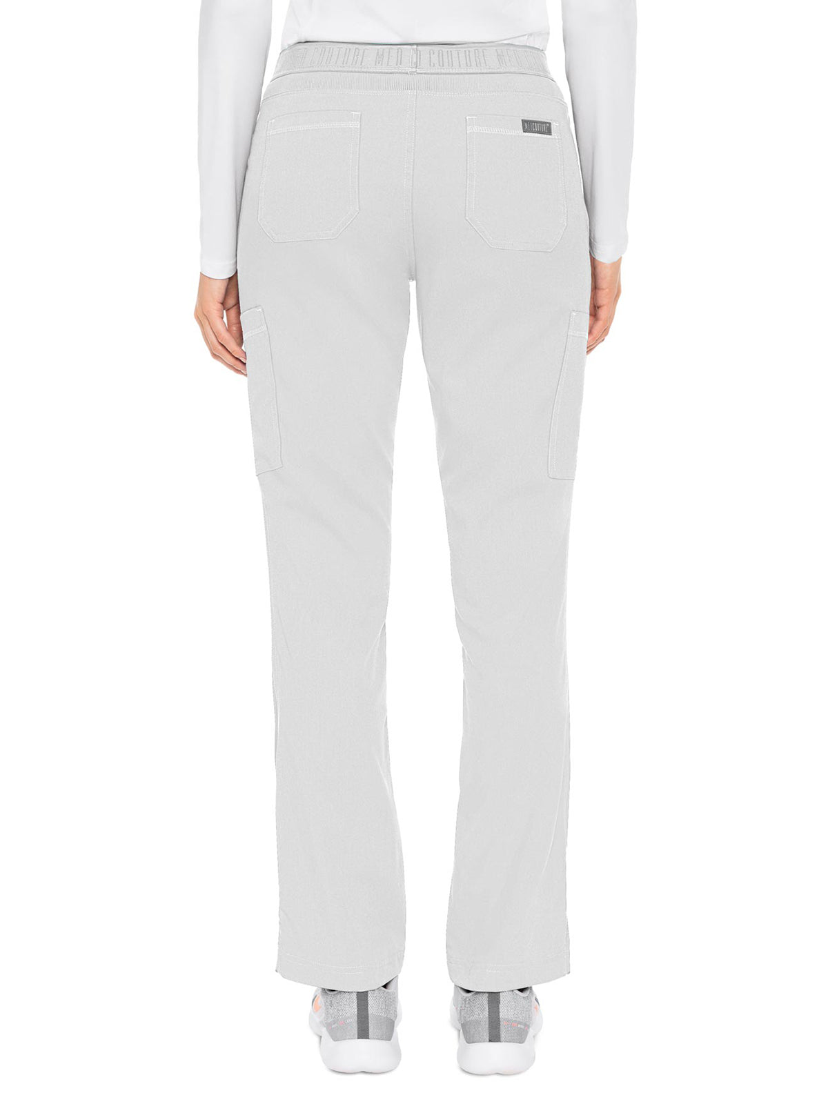 Women's 2 Cargo Pocket Pant - 7739 - White