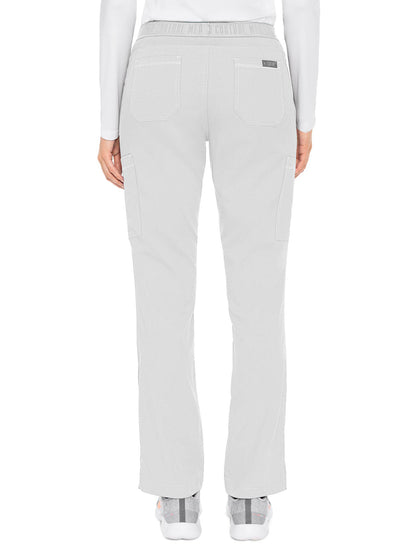 Women's 2 Cargo Pocket Pant - 7739 - White