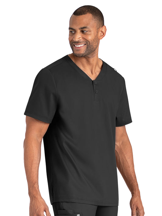 Men's Zero-Pocket Tuckable Polo - 5503 - Black