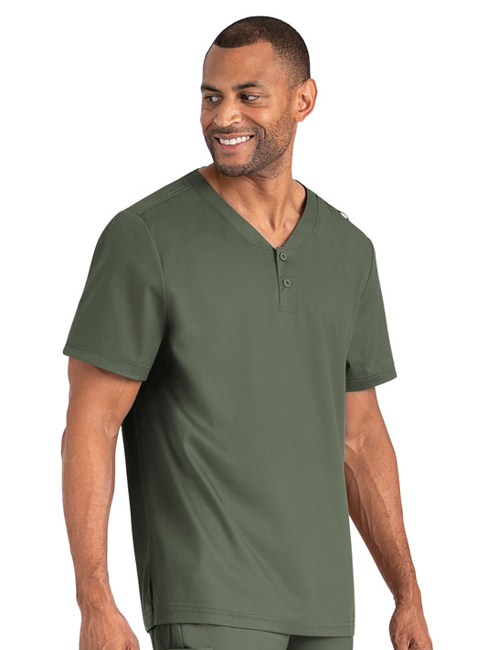 Men's Zero-Pocket Tuckable Polo - 5503 - Olive