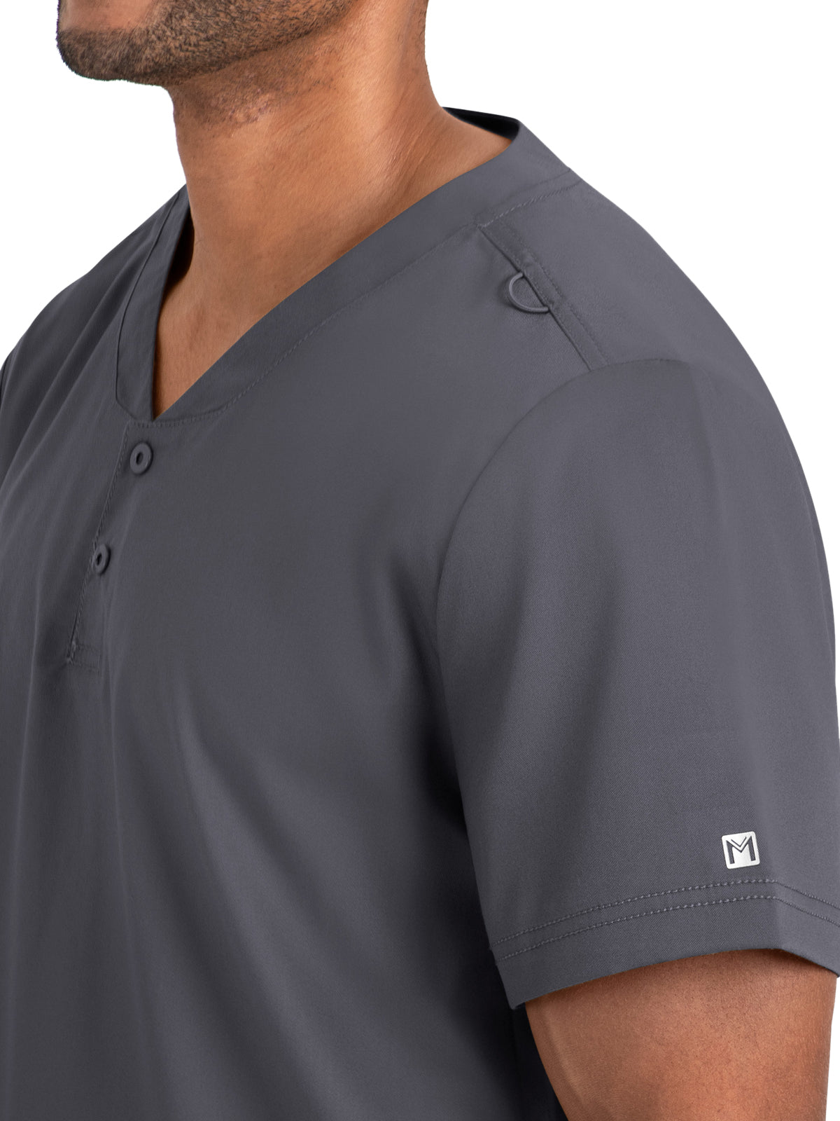 Men's Zero-Pocket Tuckable Polo - 5503 - Pewter