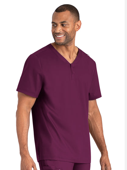 Men's Zero-Pocket Tuckable Polo - 5503 - Wine