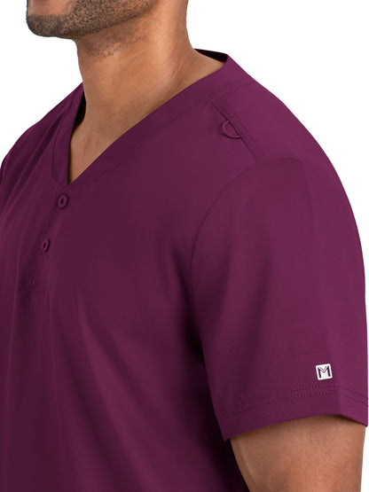 Men's Zero-Pocket Tuckable Polo - 5503 - Wine