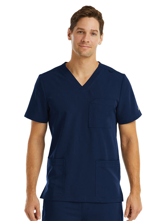 Men's V-Neck Top - 5902 - Navy