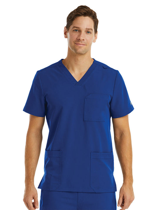 Men's V-Neck Top - 5902 - Royal Blue