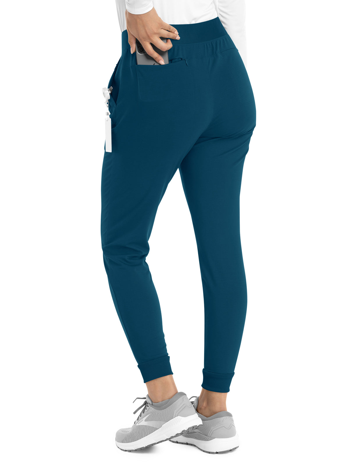 Women's Six-Pocket Tapered Jogger Pant - 60302 - Caribbean Blue