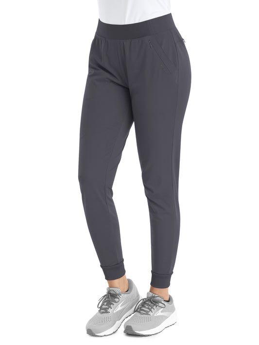 Women's Six-Pocket Tapered Jogger Pant - 60302 - Pewter