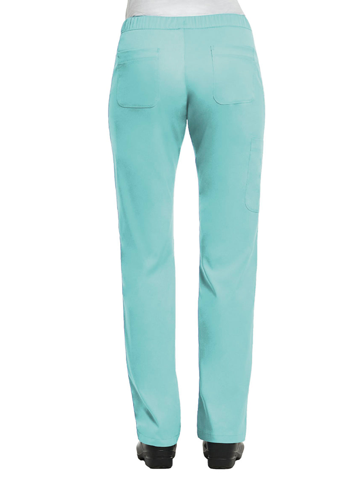 Women's Five-Pocket Full Elastic Pant - 6501 - Aruba Blue