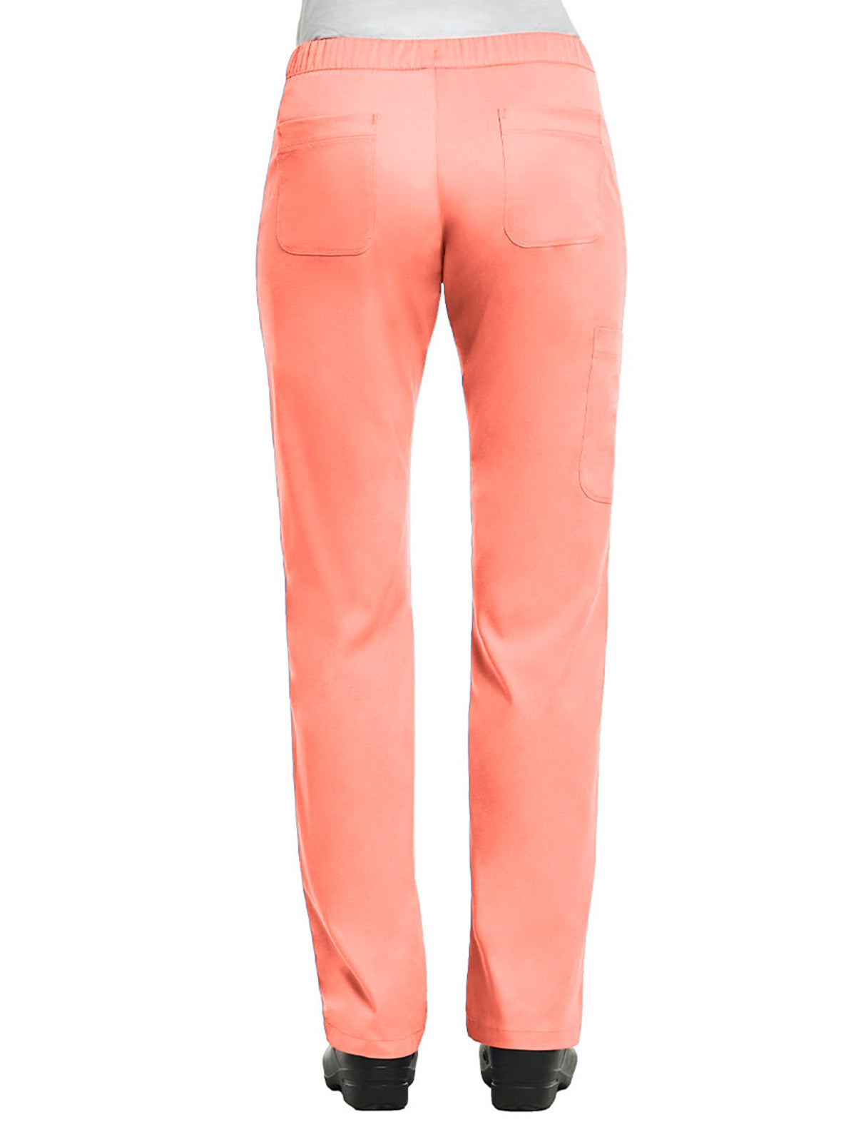 Women's Five-Pocket Full Elastic Pant - 6501 - Fresh Salmon