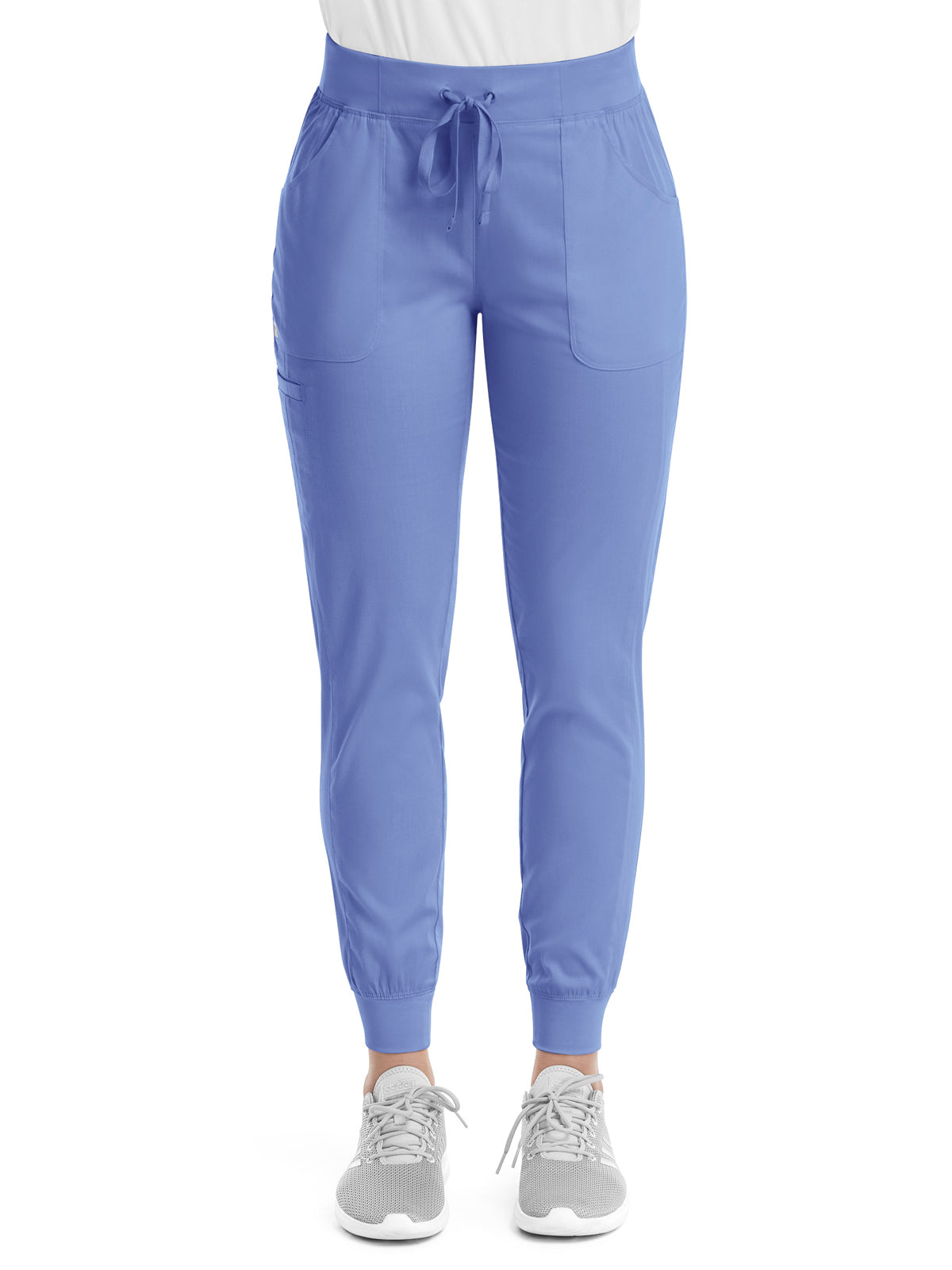 Women's Five-Pocket Yoga Waist Jogger Pant - 6502 - Ceil Blue