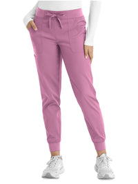 Women's Five-Pocket Yoga Waist Jogger Pant - 6502 - Wild Rose