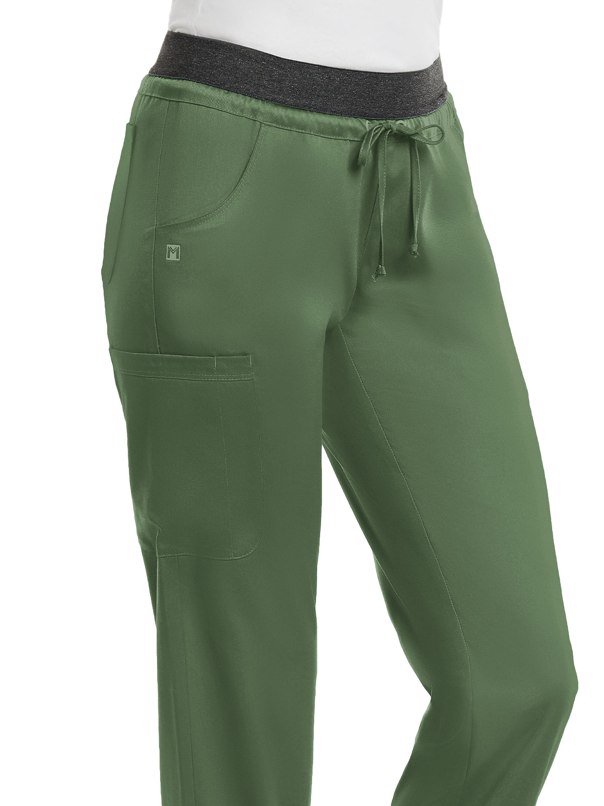 Women's Five-Pocket Contrast E-Band Pant - 6701 - Olive