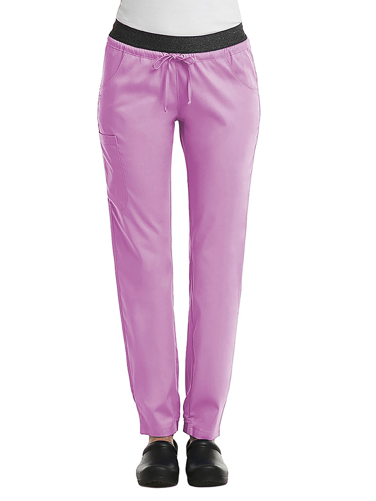 Women's Five-Pocket Contrast E-Band Pant - 6701 - Orchid Bouquet