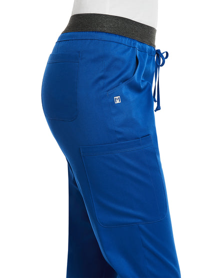 Women's Five-Pocket Contrast E-Band Pant - 6701 - Royal Blue