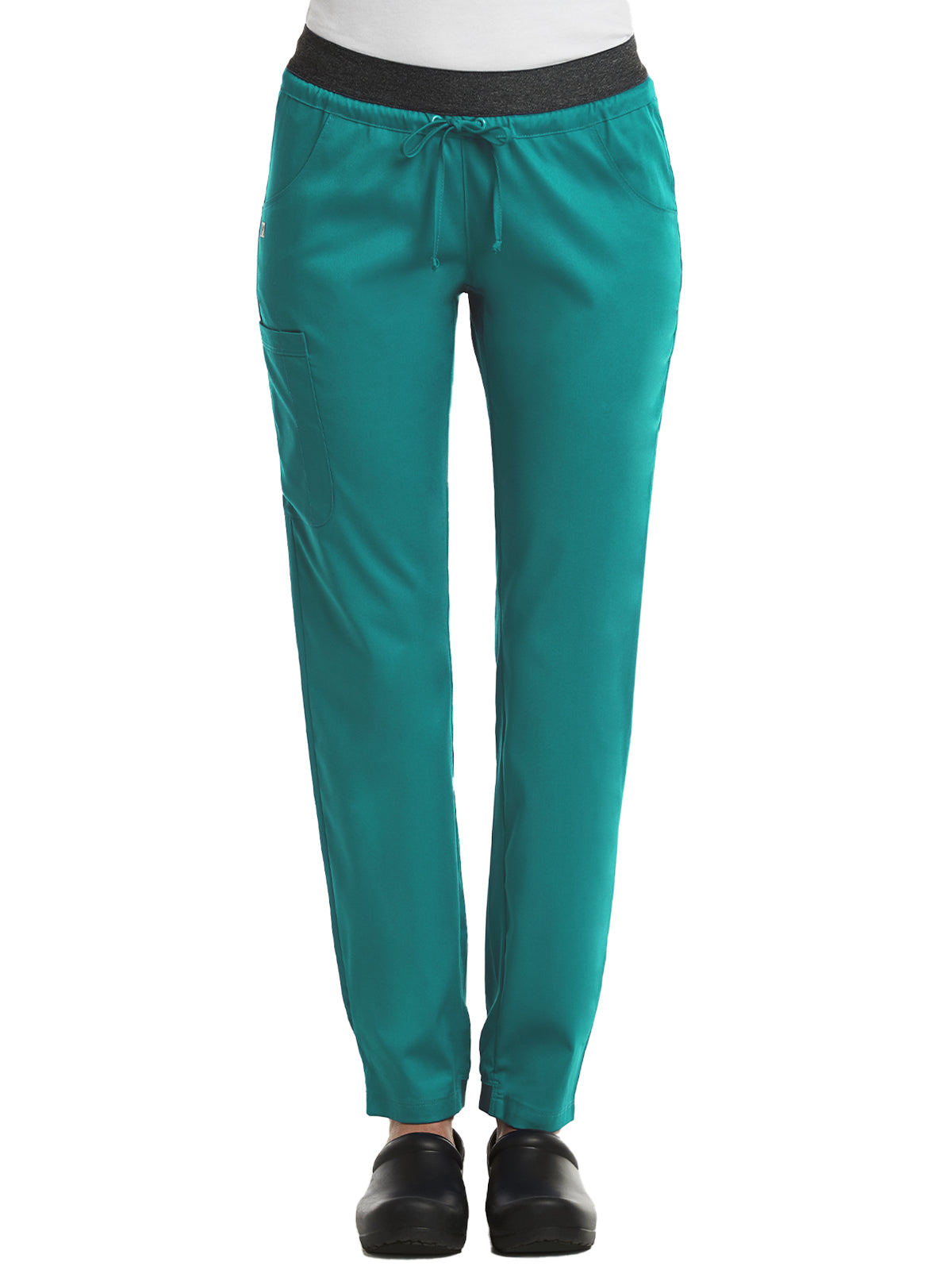 Women's Five-Pocket Contrast E-Band Pant - 6701 - Teal