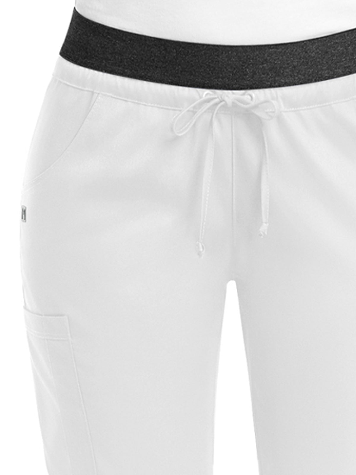 Women's Five-Pocket Contrast E-Band Pant - 6701 - White