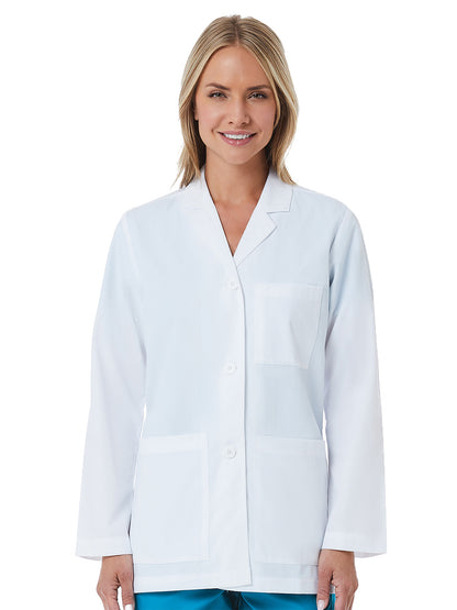 Women's Three-Pocket 28.5" Consultation Lab Coat - 7116 - White