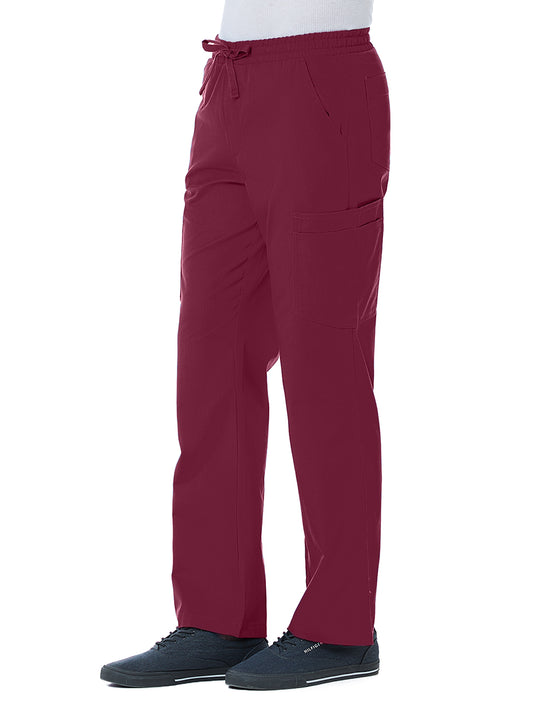 Men's Ten-Pocket Full Elastic Pant - 8206 - Wine