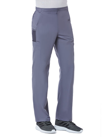 Men's Eight-Pocket Half Elastic Pant - 8308 - Pewter